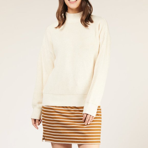 NWT People Tree Cody Sweater in Cream - Picture 1 of 3